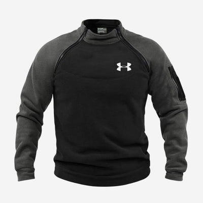 Colorblock Fleece Trui - UITVERKOOP