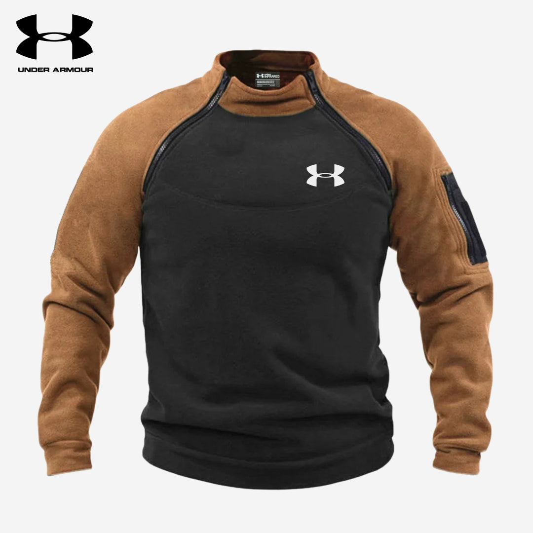 Colorblock Fleece Trui || UITVERKOOP