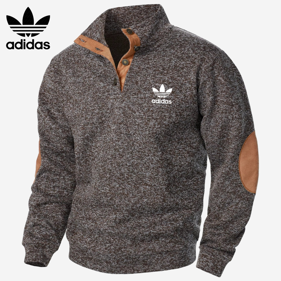 Sweatshirt met Halve Knopen || UITVERKOOP