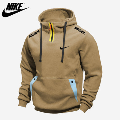 Casual Half-Zip Hoodie || OPRUIMINGSVERKOOP