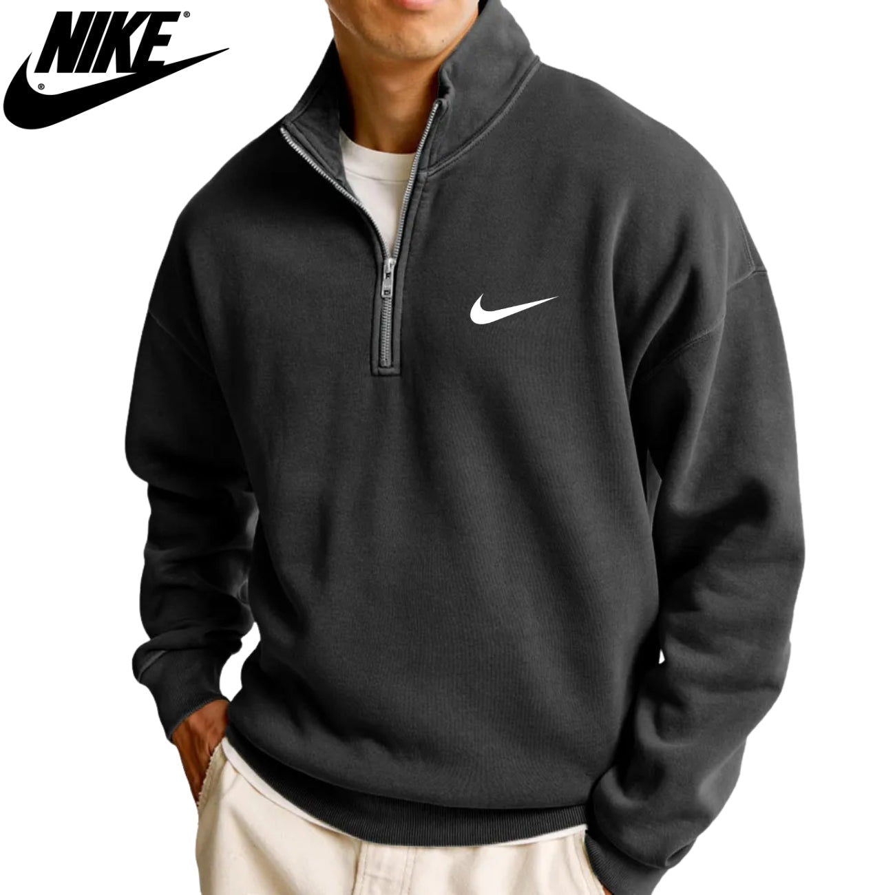 Casual Kwart-Rits Trui || UITVERKOOPPRIJS