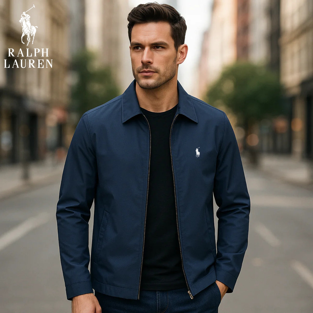 Elegante Jas met Rits || OPRUIMINGSUITVERKOOP