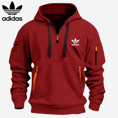 Technische Hoodie Met Rits || Magazijnopruiming