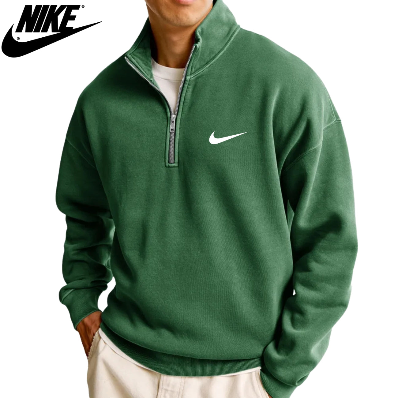 Casual Kwart-Rits Trui || UITVERKOOPPRIJS