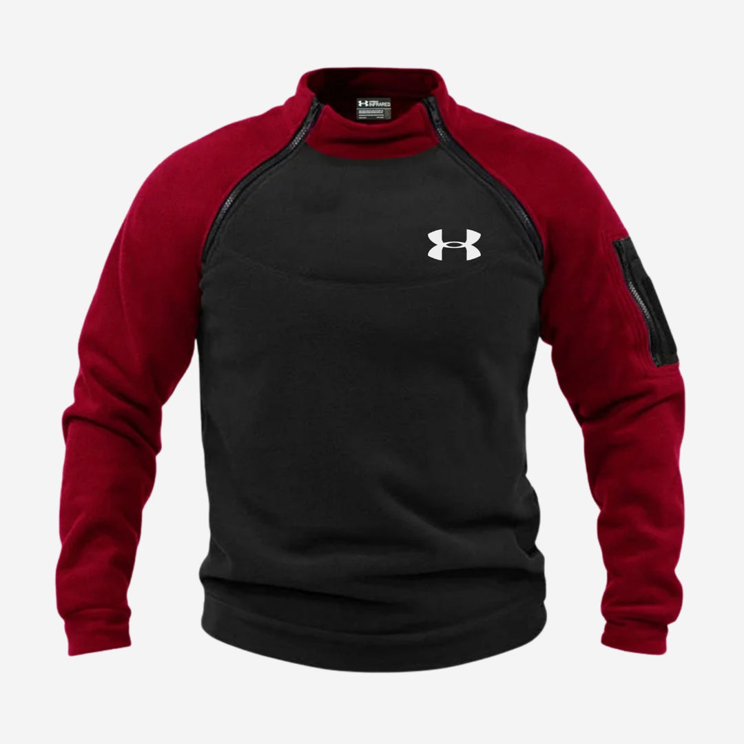 Colorblock Fleece Trui - UITVERKOOP