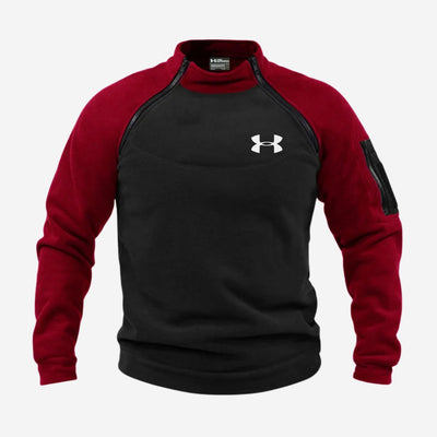 Colorblock Fleece Trui - UITVERKOOP