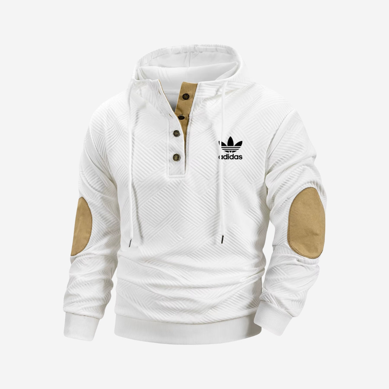 Hoodie met Knopen - UITVERKOOP