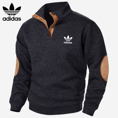 Sweatshirt met Halve Knopen || UITVERKOOP