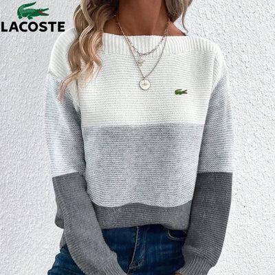 Tricolor Knit Sweater || COLLECTION CLEARANCE