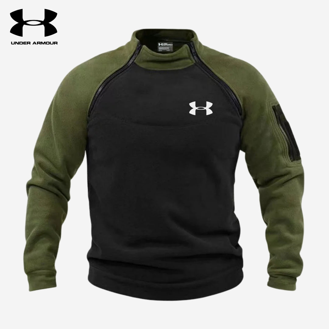 Colorblock Fleece Trui || UITVERKOOP