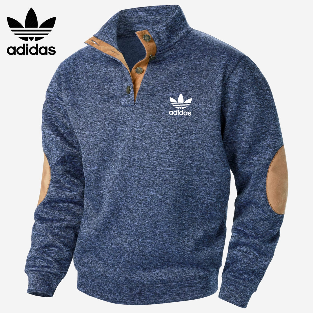 Sweatshirt met Halve Knopen || UITVERKOOP