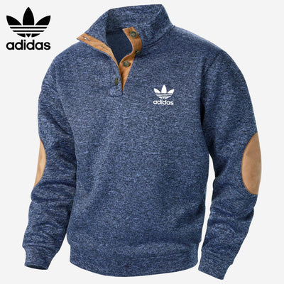 Sweatshirt met Halve Knopen || UITVERKOOP