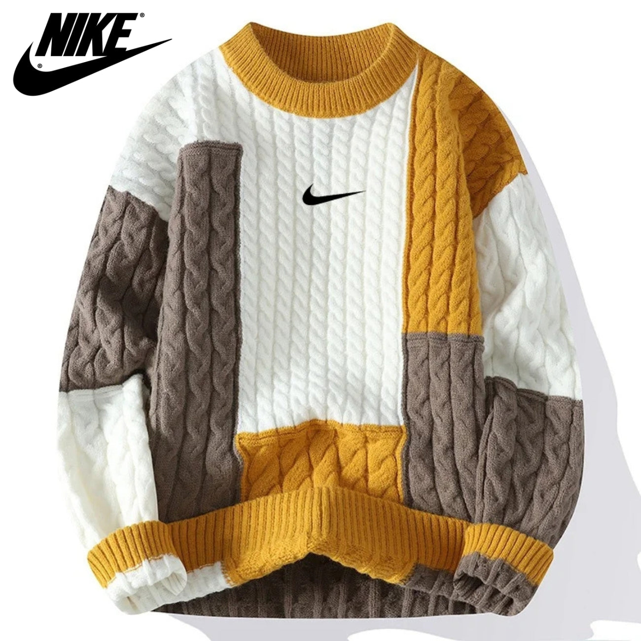 Retro Patchwork Trui || UITVERKOOPPRIJS