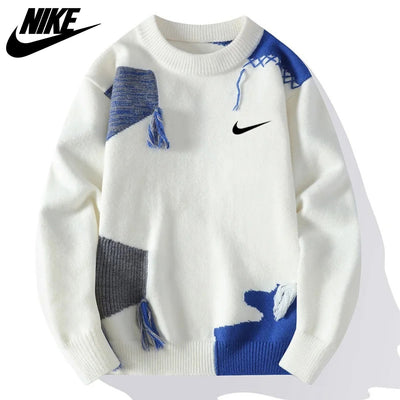 Gebreide Patchwork Trui || UITVERKOOPPRIJS