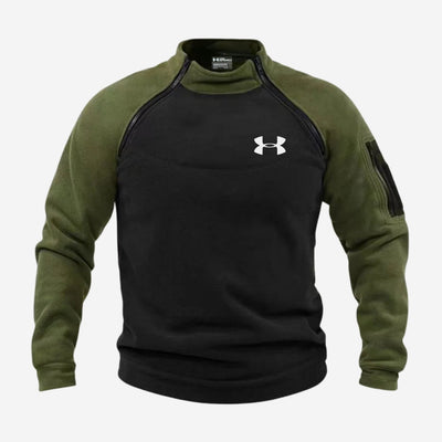 Colorblock Fleece Trui - UITVERKOOP