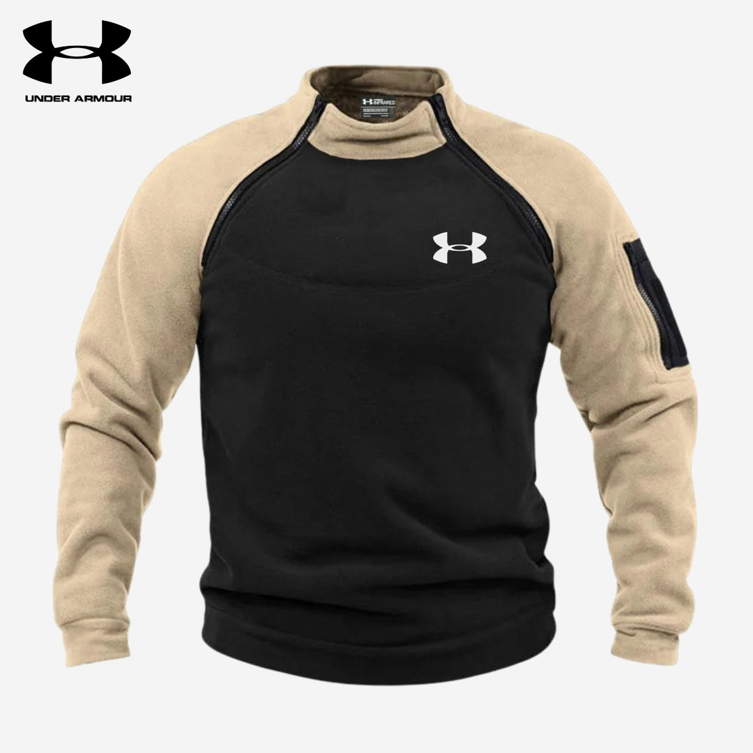 Colorblock Fleece Trui || UITVERKOOP