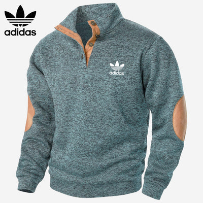 Sweatshirt met Halve Knopen || UITVERKOOP