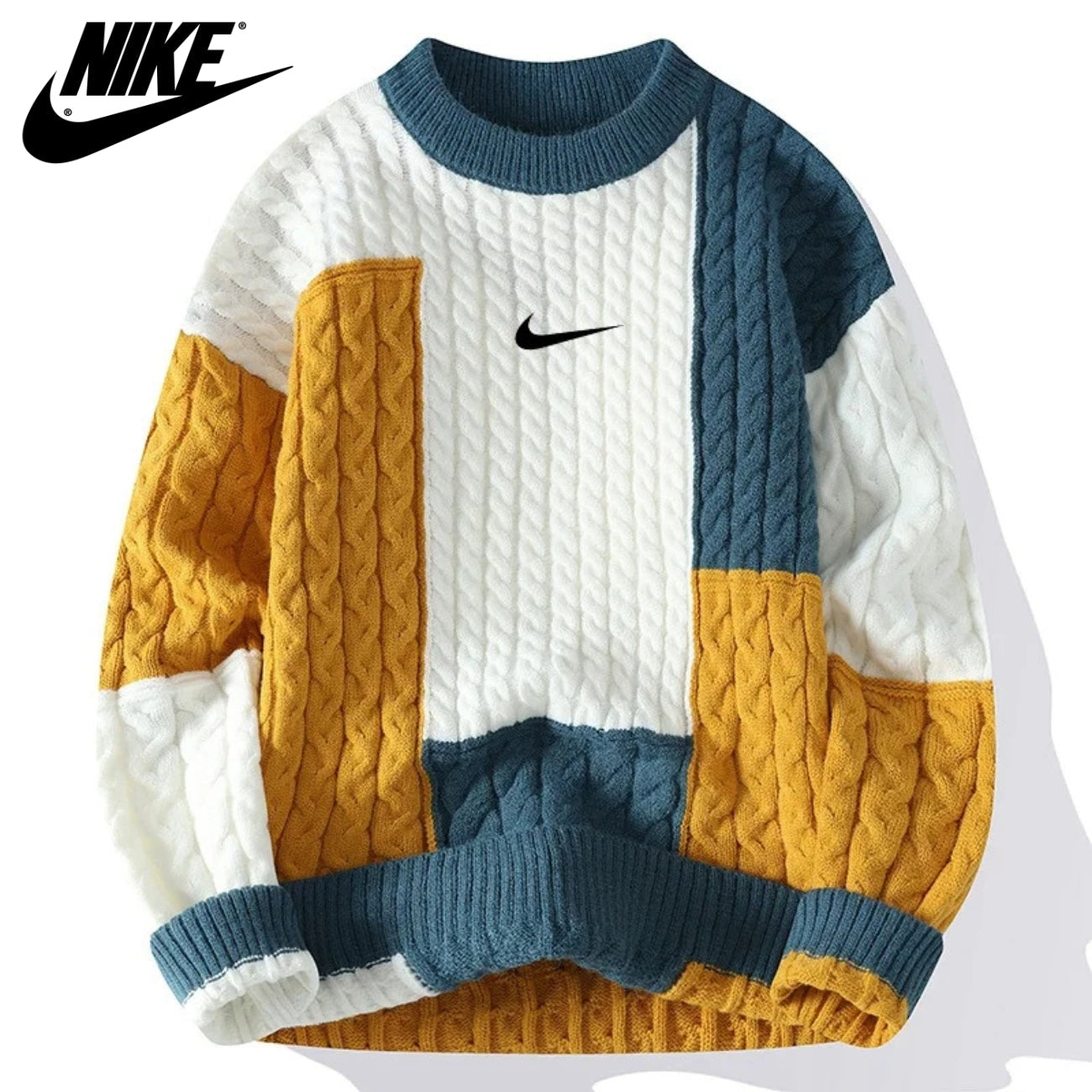 Retro Patchwork Trui || UITVERKOOPPRIJS