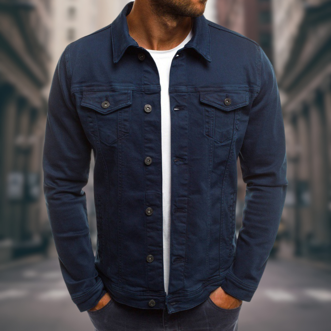 Leo | OP MAAT GEMAAKT DENIMJACKET