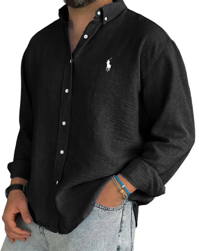 ᏒᎪᏞᏢᎻ ᏞᎪՍᏒЕΝ - Linnen-katoenen overhemd