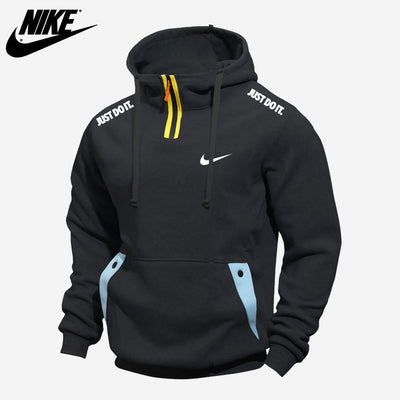 Casual Half-Zip Hoodie || OPRUIMINGSVERKOOP