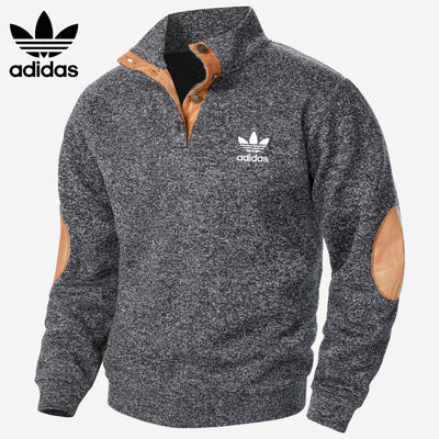 Sweatshirt met Halve Knopen || UITVERKOOP