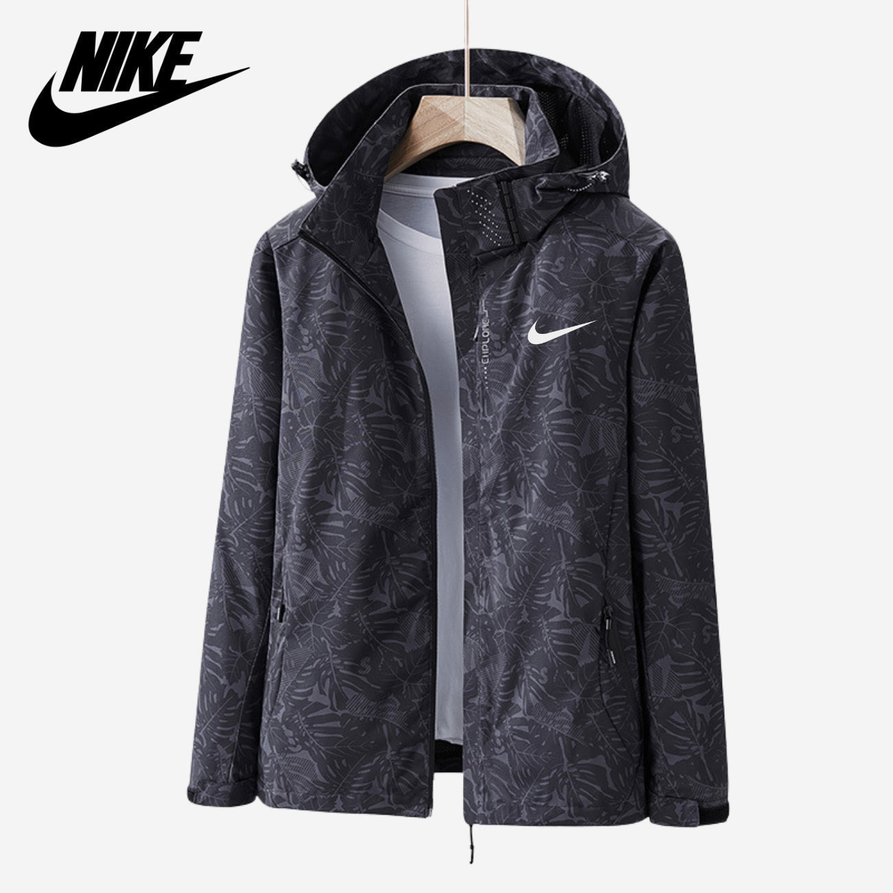 Dames Bedrukt Hoodiejack || OPRUIMINGSPRIJS