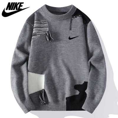 Gebreide Patchwork Trui || UITVERKOOPPRIJS