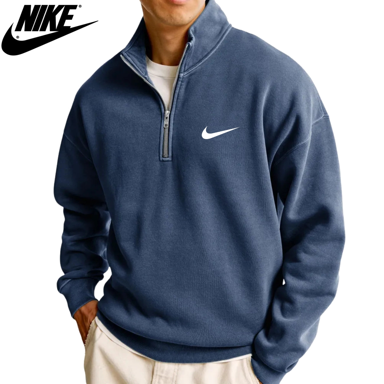 Casual Kwart-Rits Trui || UITVERKOOPPRIJS