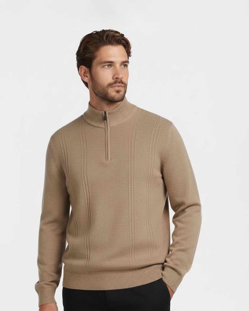 Luca Kasjmier Half Zip Trui
