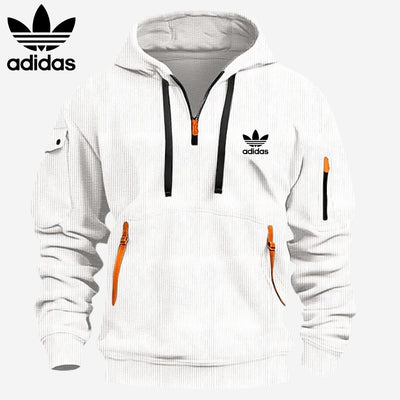 Technische Hoodie Met Rits || Magazijnopruiming