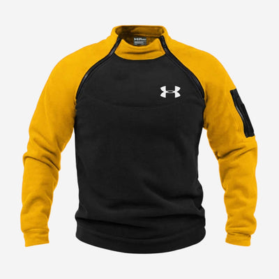 Colorblock Fleece Trui - UITVERKOOP