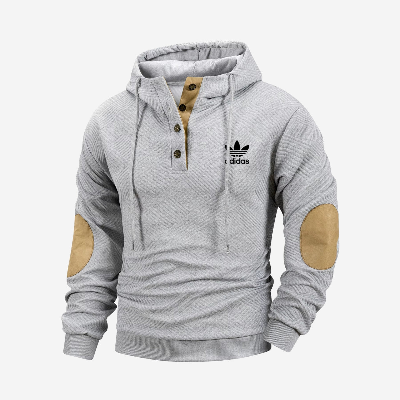 Hoodie met Knopen - UITVERKOOP