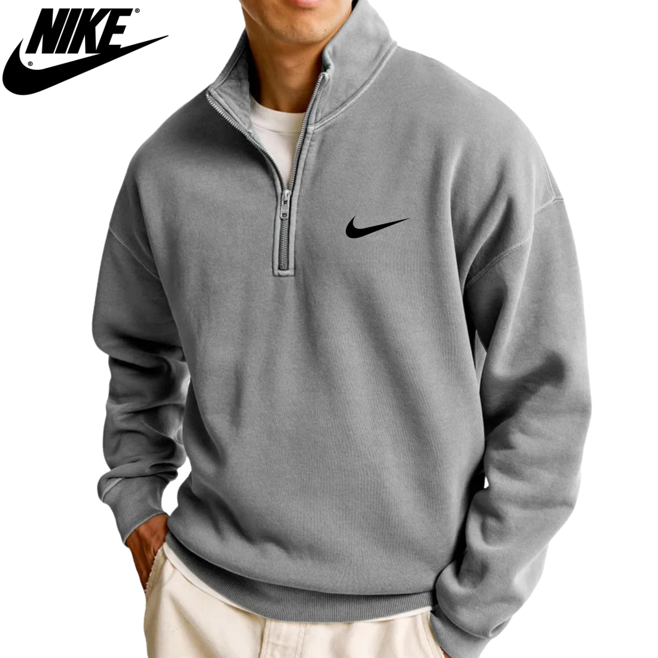 Casual Kwart-Rits Trui || UITVERKOOPPRIJS