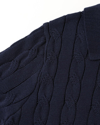 Florance Gebreide Poloshirt