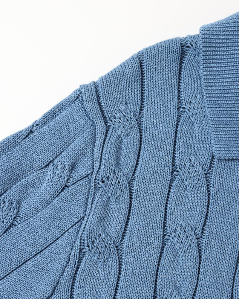 Florance Gebreide Poloshirt