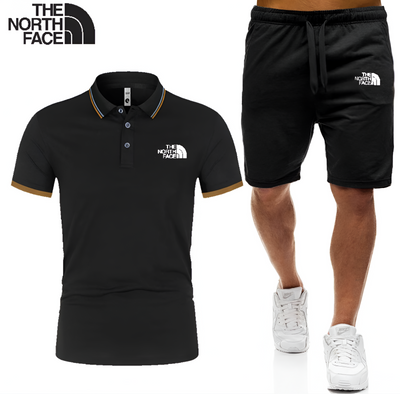 The Νorth Ϝаce - Set bestaande uit een poloshirt en een korte broek voor heren