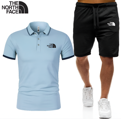 The Νorth Ϝаce - Set bestaande uit een poloshirt en een korte broek voor heren