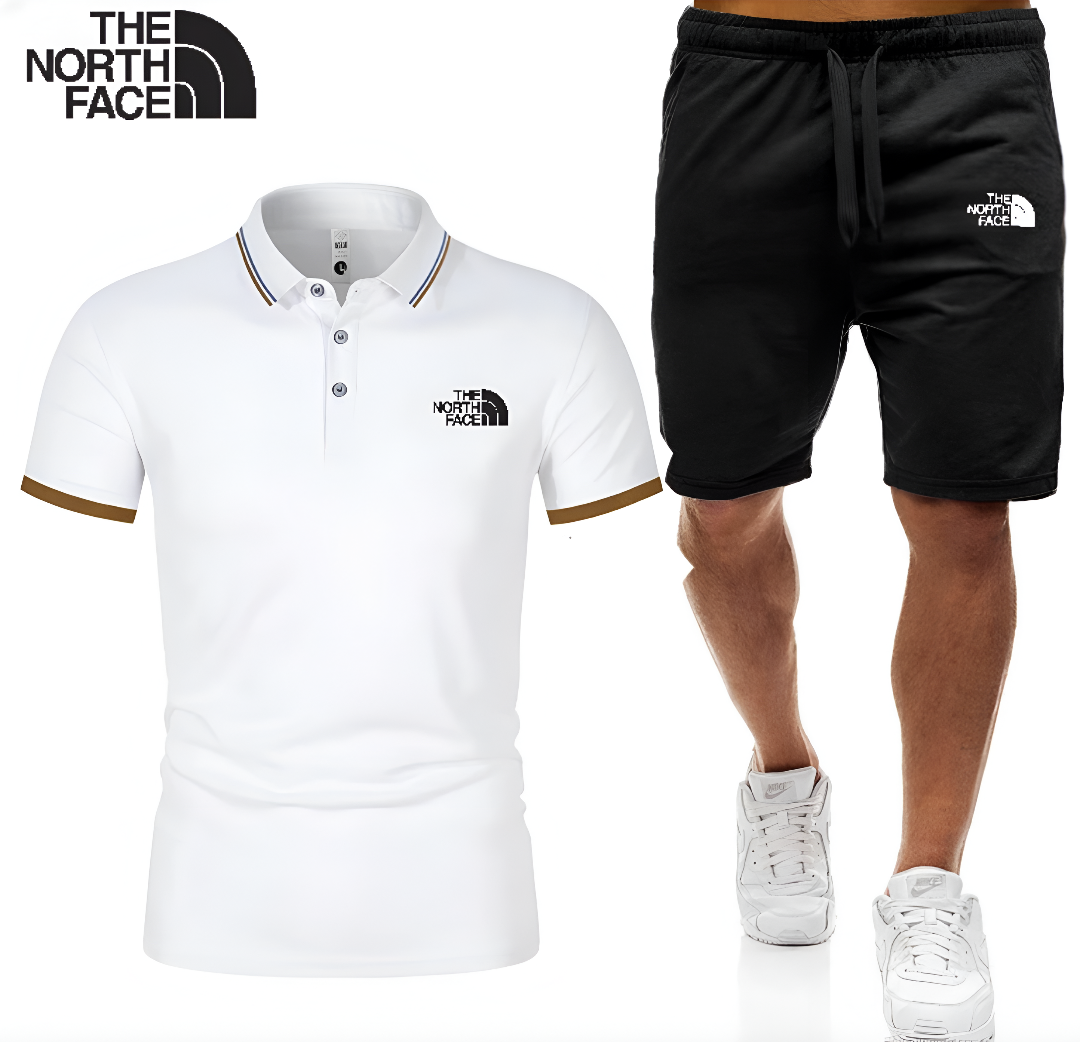 The Νorth Ϝаce - Set bestaande uit een poloshirt en een korte broek voor heren